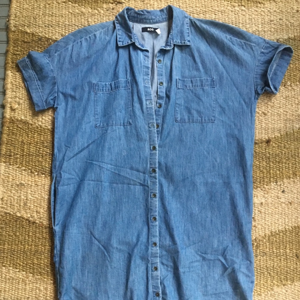 Urban Outfitters Chambray Shirt Dress